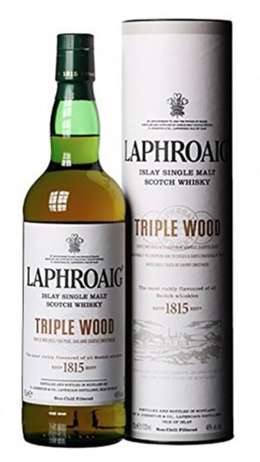 Whisky Laphroaig Triple Wood 70cl - Tubo