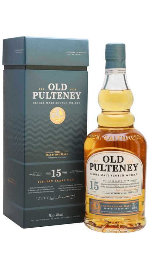 Whisky Old Pulteney 15Y 70cl - Giftbox