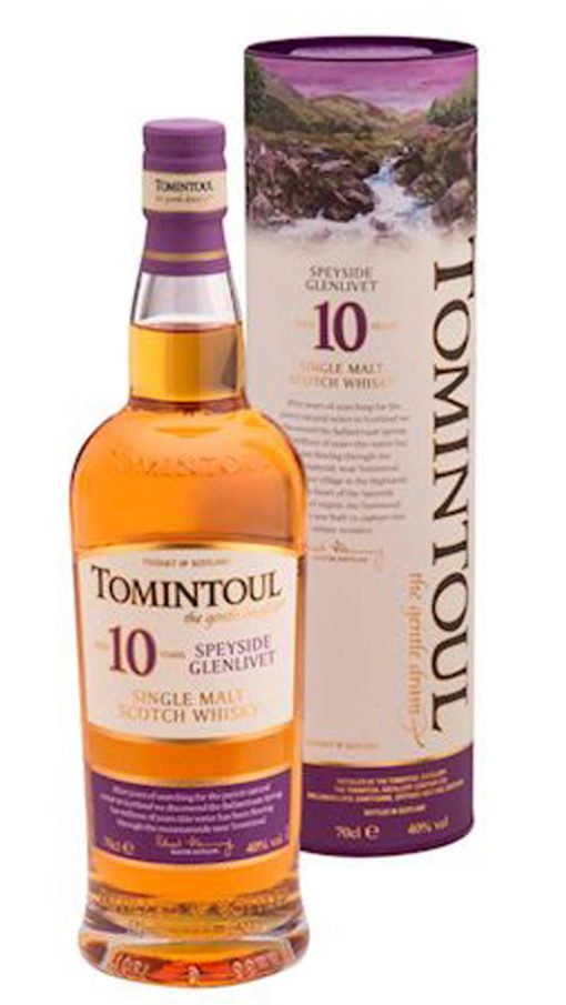 Whisky Tomintoul 10Y 70cl - Tubo